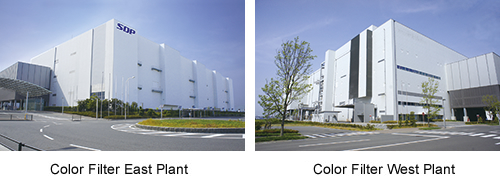 Color Filter Plants (East Plant, West Plant)